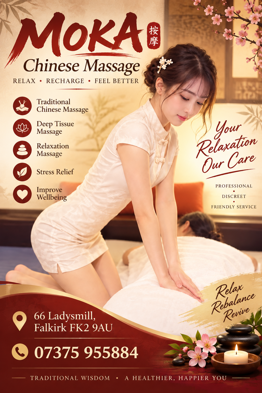 Massage promotion poster